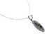 Southwest Multicolor Inlay Sterling Silver Box Chain Necklace Set JX129096